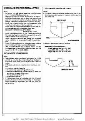 Honda BF8, BF9.9 and BF10 Outboard Motors Shop Manual., Page 385