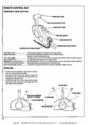 Honda BF8, BF9.9 and BF10 Outboard Motors Shop Manual., Page 389
