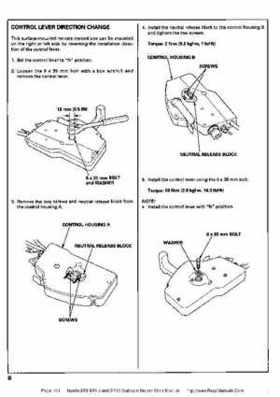 Honda BF8, BF9.9 and BF10 Outboard Motors Shop Manual., Page 391