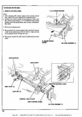 Honda BF8, BF9.9 and BF10 Outboard Motors Shop Manual., Page 393