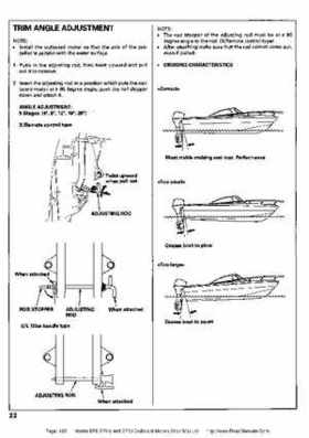Honda BF8, BF9.9 and BF10 Outboard Motors Shop Manual., Page 405