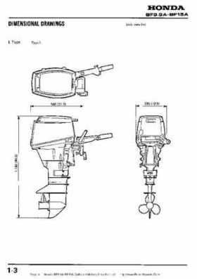Honda BF9.9A-BF15A Outboard Motors Shop Manual., Page 4