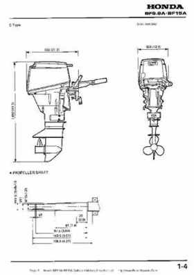 Honda BF9.9A-BF15A Outboard Motors Shop Manual., Page 5