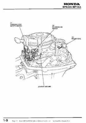 Honda BF9.9A-BF15A Outboard Motors Shop Manual., Page 10