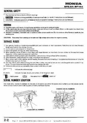 Honda BF9.9A-BF15A Outboard Motors Shop Manual., Page 12