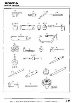 Honda BF9.9A-BF15A Outboard Motors Shop Manual., Page 19