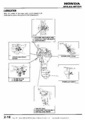 Honda BF9.9A-BF15A Outboard Motors Shop Manual., Page 28