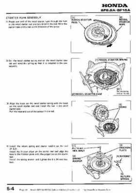 Honda BF9.9A-BF15A Outboard Motors Shop Manual., Page 41