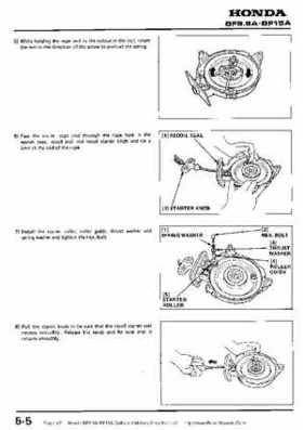 Honda BF9.9A-BF15A Outboard Motors Shop Manual., Page 42