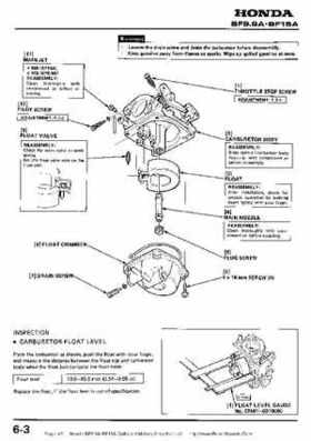Honda BF9.9A-BF15A Outboard Motors Shop Manual., Page 45