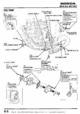 Honda BF9.9A-BF15A Outboard Motors Shop Manual., Page 47