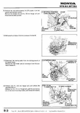 Honda BF9.9A-BF15A Outboard Motors Shop Manual., Page 63