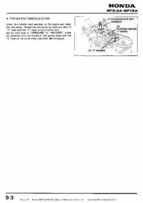 Honda BF9.9A-BF15A Outboard Motors Shop Manual., Page 67