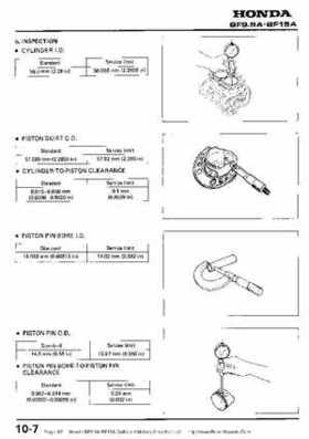 Honda BF9.9A-BF15A Outboard Motors Shop Manual., Page 82