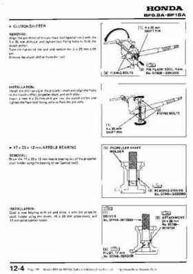 Honda BF9.9A-BF15A Outboard Motors Shop Manual., Page 96