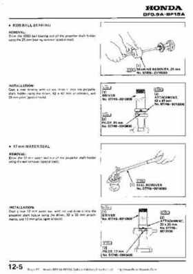 Honda BF9.9A-BF15A Outboard Motors Shop Manual., Page 97