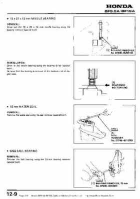 Honda BF9.9A-BF15A Outboard Motors Shop Manual., Page 101