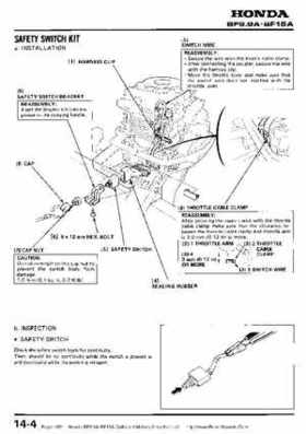 Honda BF9.9A-BF15A Outboard Motors Shop Manual., Page 109