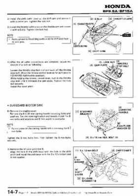 Honda BF9.9A-BF15A Outboard Motors Shop Manual., Page 112