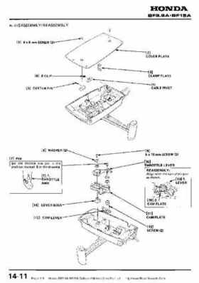 Honda BF9.9A-BF15A Outboard Motors Shop Manual., Page 116