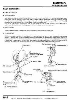 Honda BF9.9A-BF15A Outboard Motors Shop Manual., Page 124