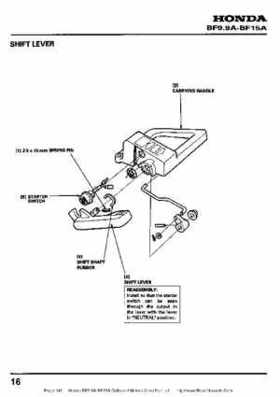 Honda BF9.9A-BF15A Outboard Motors Shop Manual., Page 141