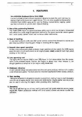 Honda GB40 Outboard Motor Manual., Page 3