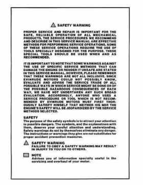 1976 Evinrude 200 HP Outboards Service Repair Manual, PN 5199, Page 2