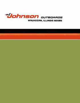 1976 Johnson Outboards Service Repair Manual 75 HP Models P/N JM-7612, Page 120