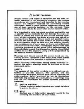1978 Evinrude 25/35 HP Service and Repair Manual P/N 5395, Page 2