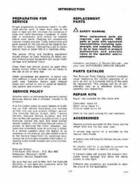 1978 Evinrude 25/35 HP Service and Repair Manual P/N 5395, Page 6