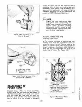 1978 Evinrude 25/35 HP Service and Repair Manual P/N 5395, Page 87