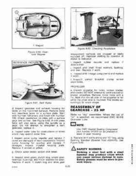 1978 Evinrude 25/35 HP Service and Repair Manual P/N 5395, Page 126