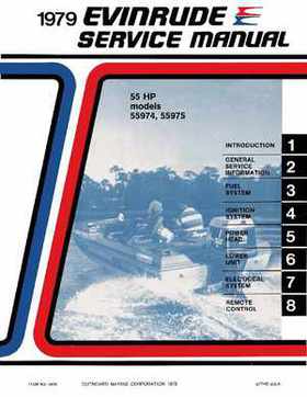 1979 Evinrude Outboard 55 HP Service Repair Manual Item No. 5428, Page 1