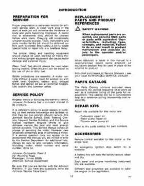 1979 Johnson Outboards V-4 Models Factory OEM Service Repair Manual P/N JM-7909, Page 6