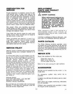 1979 V4 Evinrude Outboard Service Repair Manual for V4 Engines P/N 506764, Page 6