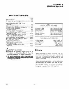1979 V4 Evinrude Outboard Service Repair Manual for V4 Engines P/N 506764, Page 52