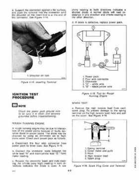1979 V4 Evinrude Outboard Service Repair Manual for V4 Engines P/N 506764, Page 60