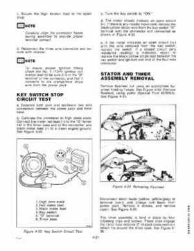 1979 V4 Evinrude Outboard Service Repair Manual for V4 Engines P/N 506764, Page 72