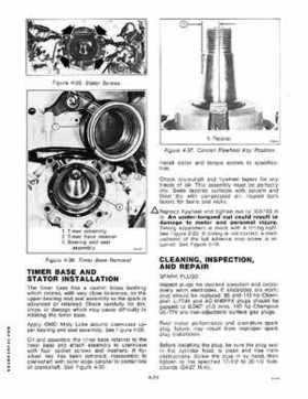 1979 V4 Evinrude Outboard Service Repair Manual for V4 Engines P/N 506764, Page 73
