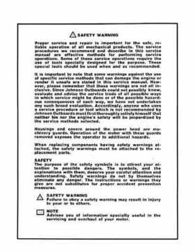 1979 V6 150-235 HP Johnson Outboards Service Repair Manual P/N JM-7910, Page 2