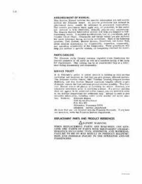 1980 Evinrude Outboards Service and Repair Manual 70/75HP models P/N 5494, Page 7