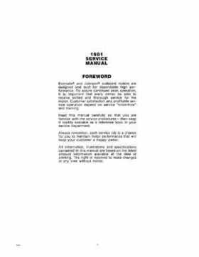 1981 Johnson/Evinrude 4HP Outboards Service Repair Manual P/N 392069, Page 3