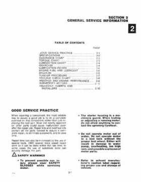 1981 Johnson/Evinrude 4HP Outboards Service Repair Manual P/N 392069, Page 9