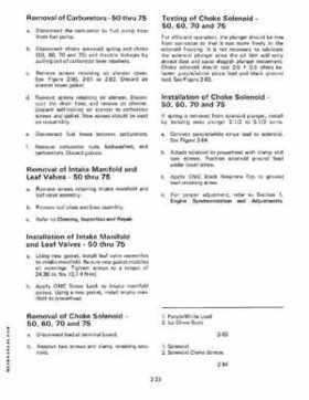 1982 Johnson/Evinrude 2 thru V-6 Service Repair Manual P/N 392790, Page 166