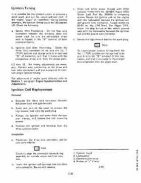 1982 Johnson/Evinrude 2 thru V-6 Service Repair Manual P/N 392790, Page 255