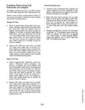 1982 Johnson/Evinrude 2 thru V-6 Service Repair Manual P/N 392790, Page 289