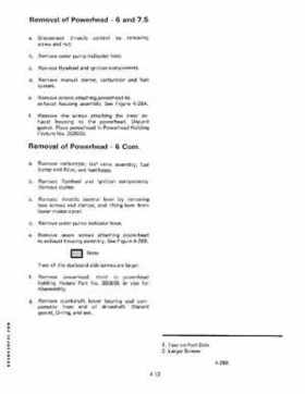 1982 Johnson/Evinrude 2 thru V-6 Service Repair Manual P/N 392790, Page 320