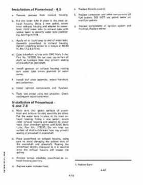 1982 Johnson/Evinrude 2 thru V-6 Service Repair Manual P/N 392790, Page 332
