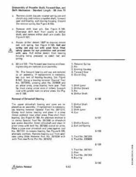 1982 Johnson/Evinrude 2 thru V-6 Service Repair Manual P/N 392790, Page 573